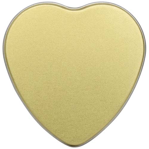 Blissful Herzförmige Zinnkerze mit Vanille Duft