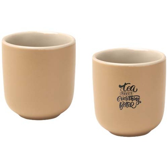 Male 90 ml Keramik Espressotassen – 2er Set