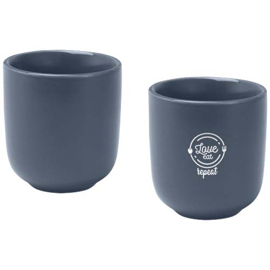 Male 90 ml Keramik Espressotassen – 2er Set