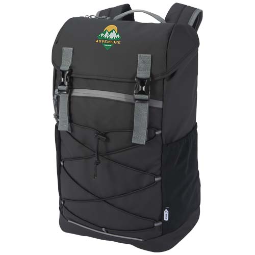 Aqua 15,6" GRS recycelter wasserabweisender Laptop-Rucksack 23 L