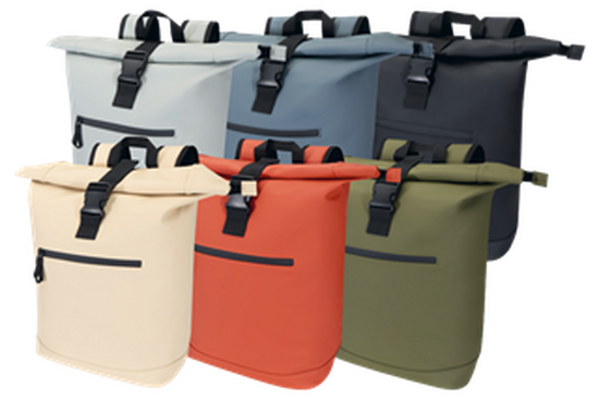 Resi Plus 15" GRS-recycelter Rolltop Rucksack