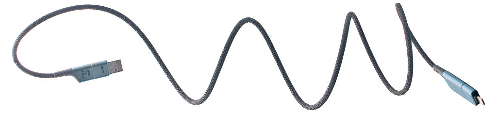 C52 100W 4-in-1 Ladekabel aus rPET