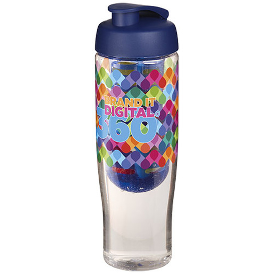 H2O Active® Tempo 700 ml Sportflasche mit Klappdeckel und Infusor