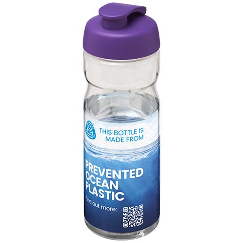 H2O Active® Eco Base 650 ml Sportflasche mit Klappdeckel