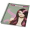 Desk-Mate® A5 recyceltes farbiges Notizbuch mit Spiralbindung