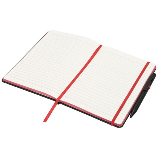 Noir Edge A5 Notizbuch mit farbigem Rand