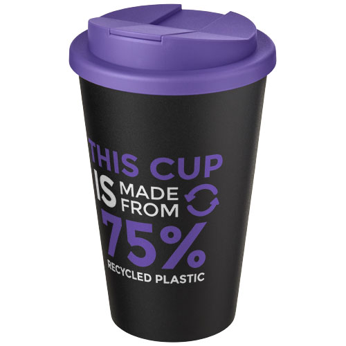 Americano® Eco 350 ml recycelter Becher mit auslaufsicherem Deckel