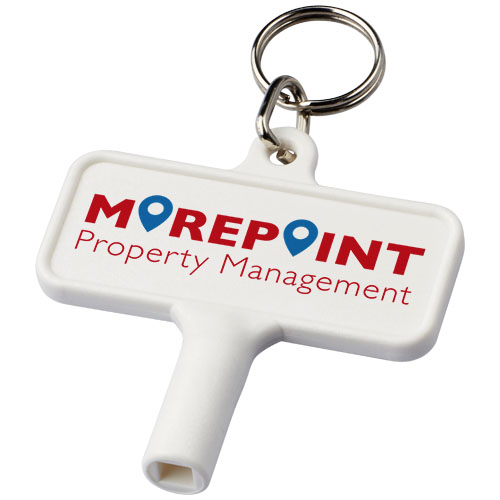 Largo Kunststoff Heizkörperschlüssel mit Schlüsselanhänger