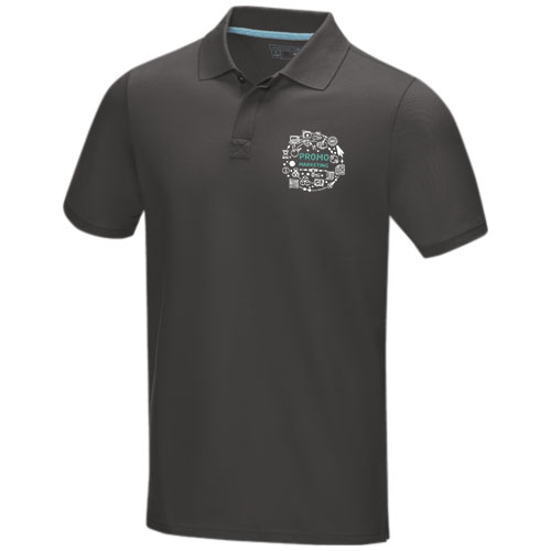 Graphite Poloshirt aus Bio-Baumwolle für Herren