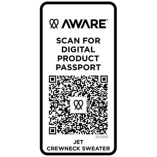 Jet Unisex Aware™ Pullover mit Rundhalsausschnitt aus recyceltem Material