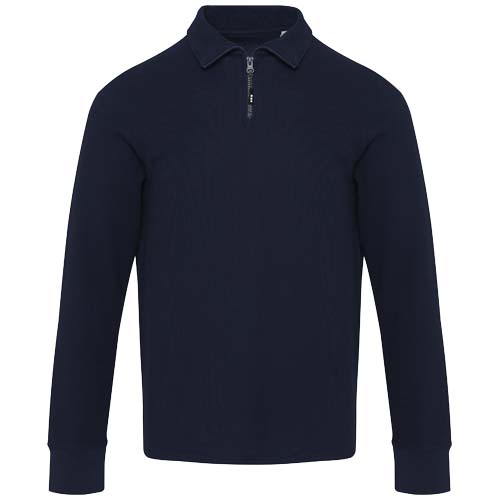 Zeus Langarm Poloshirt Unisex mit Reißverschluss