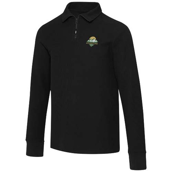 Zeus Langarm Poloshirt Unisex mit Reißverschluss
