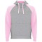 Badet zweifarbiger Kapuzenpullover Unisex