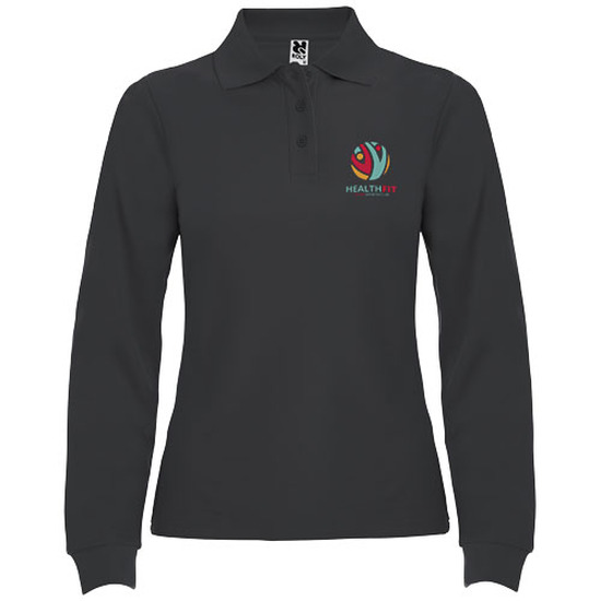 Estrella Langarm Poloshirt für Damen