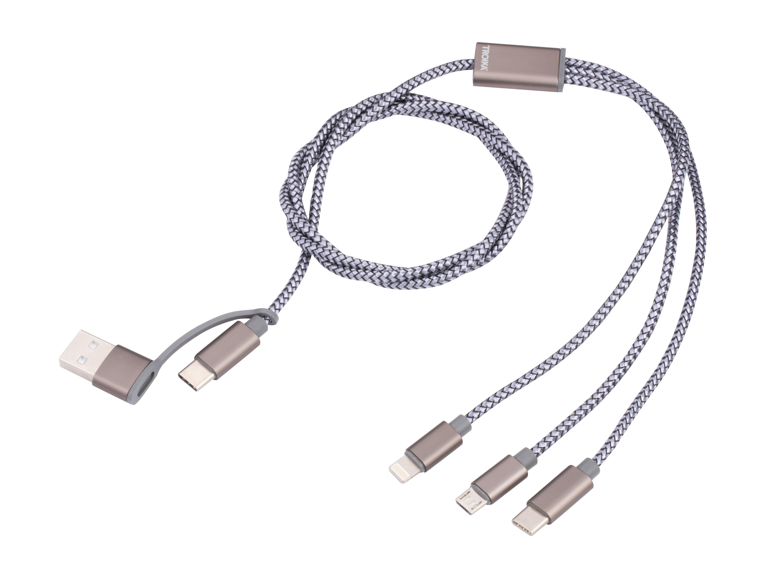 TROIKA Ladekabel TROIKA DREIZACK