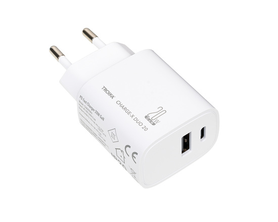 TROIKA Ladestecker CHARGE-X DUO 20