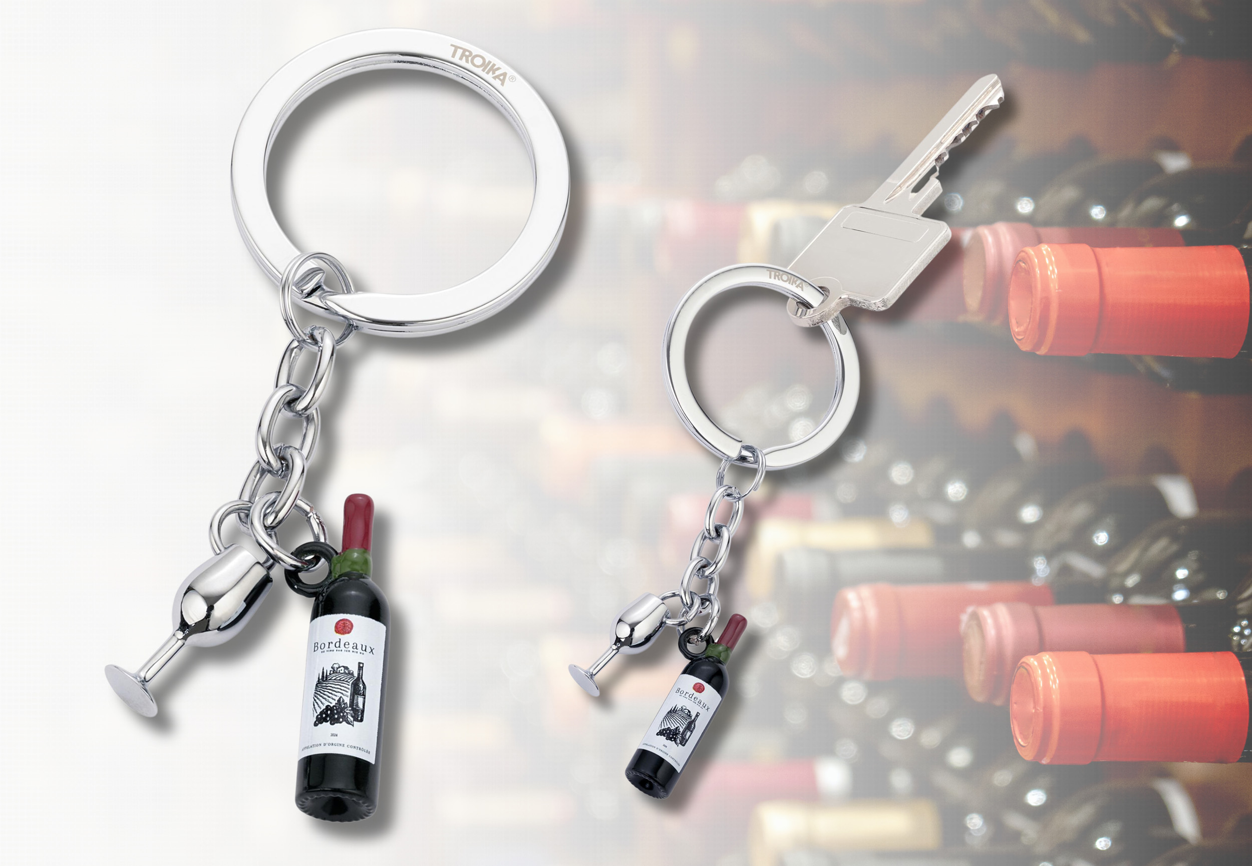 TROIKA Schlüsselanhänger TROIKA BORDEAUX