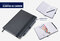 TROIKA Notizblock SLIMPAD A5 CARBON