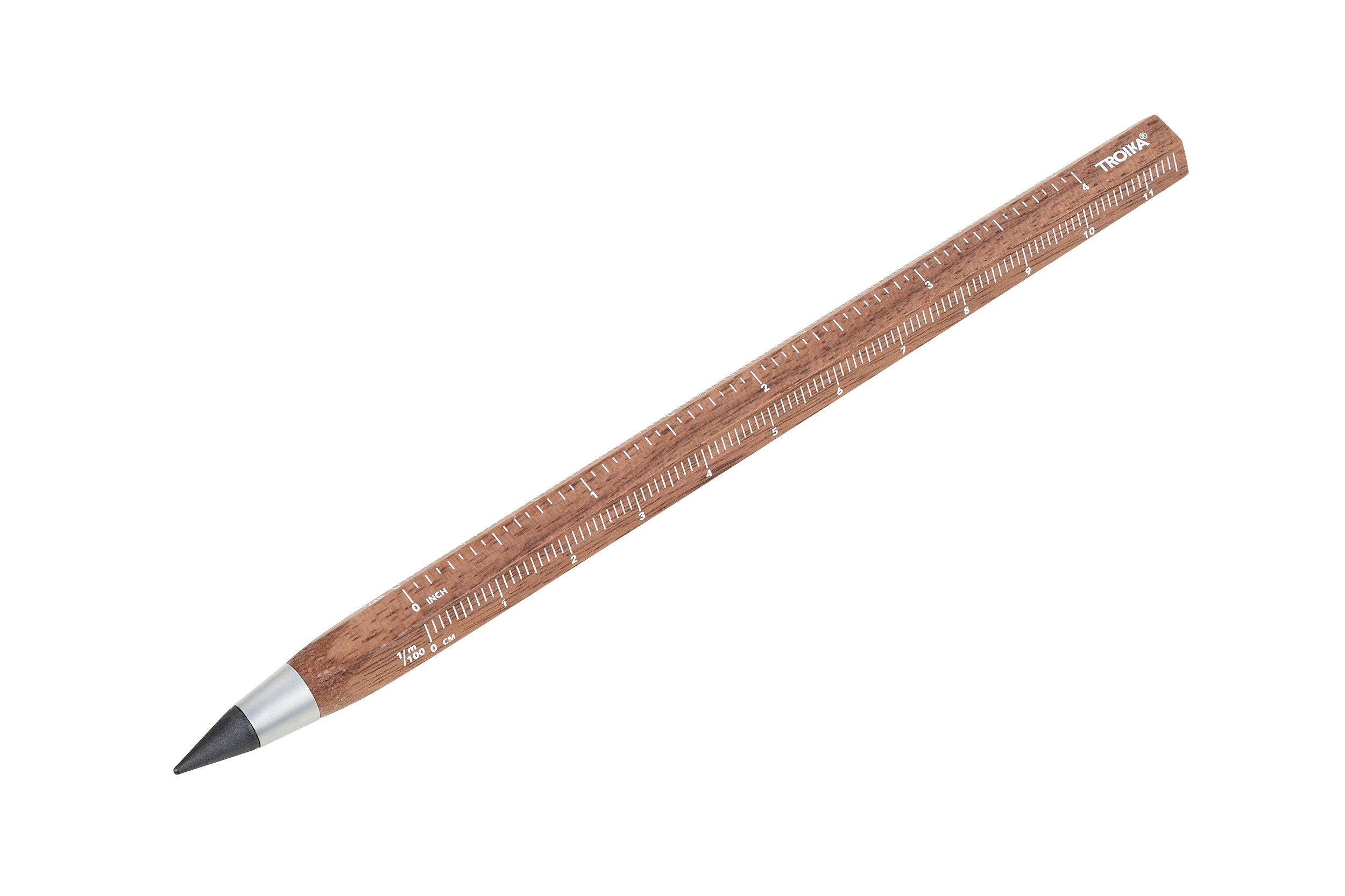 TROIKA Multitasking-Bleistift CONSTRUCTION ENDLESS WALNUT