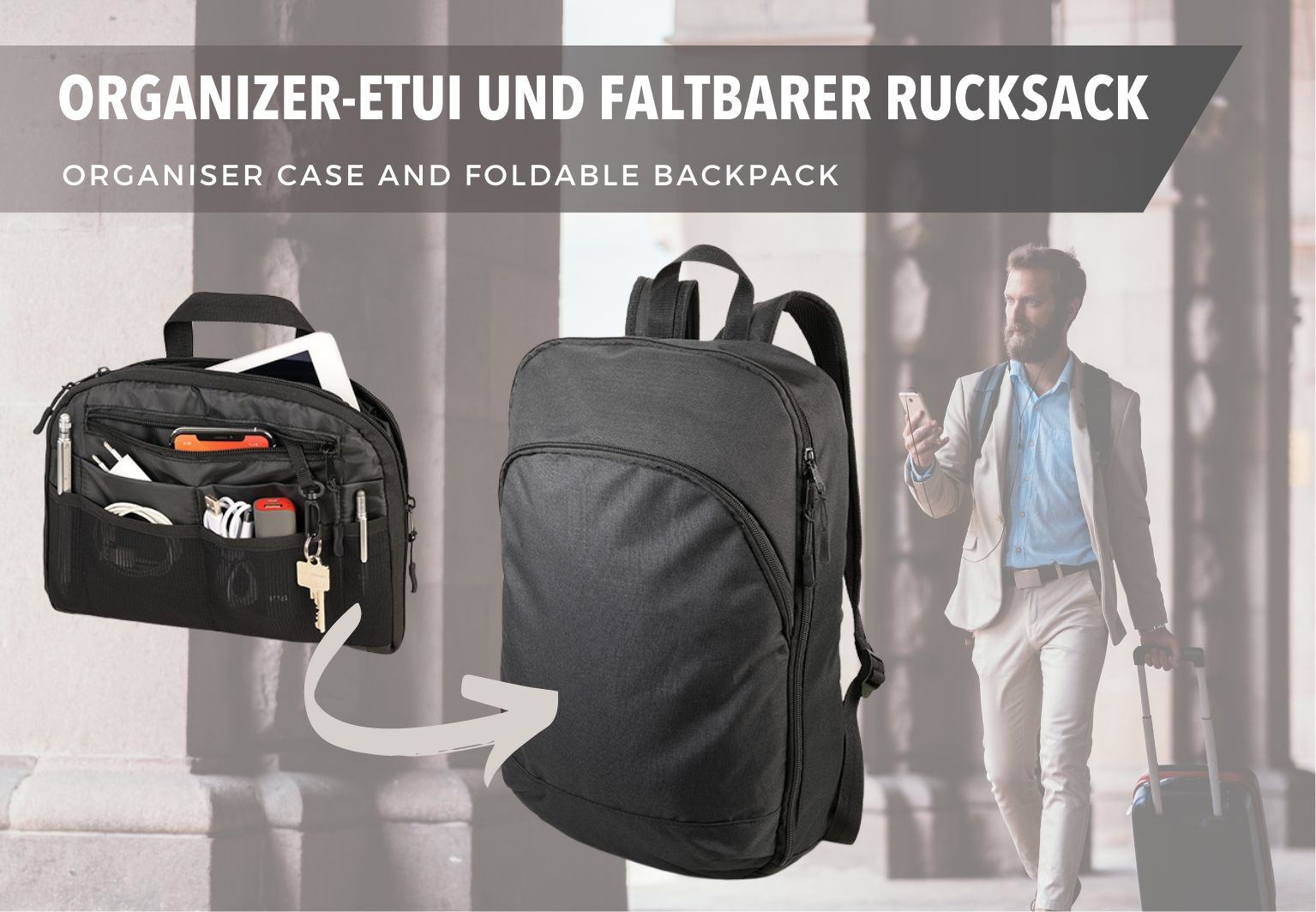 TROIKA Organizer-Etui TRANSFORM PACK