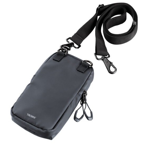 TROIKA Smartphone Umhängetasche TROIKA BLACK SMARTBAG