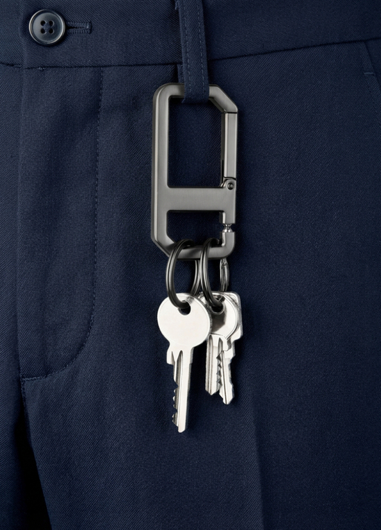 TROIKA Schlüsselanhänger ALVAR NERO