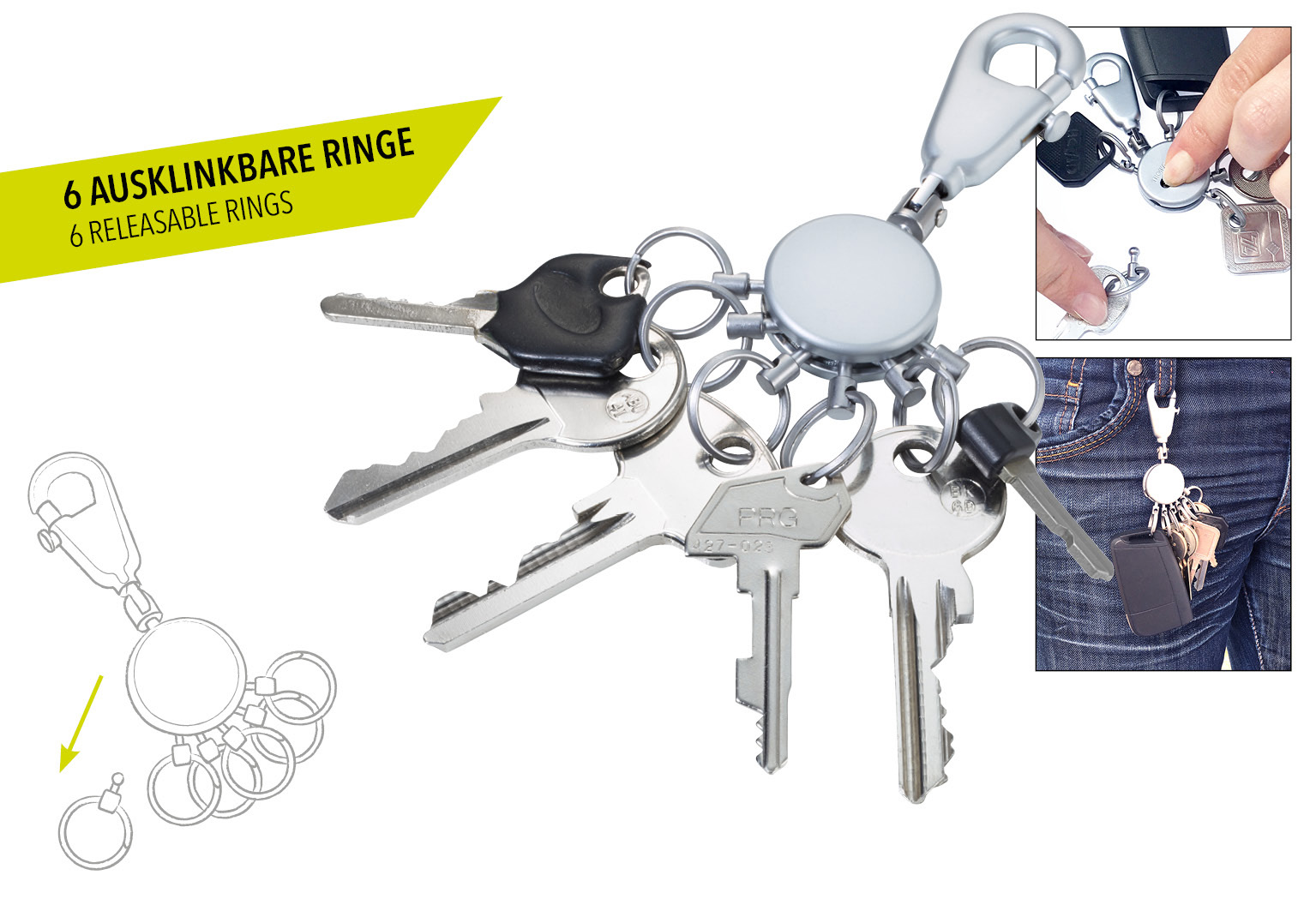 TROIKA Schlüsselanhänger PATENT