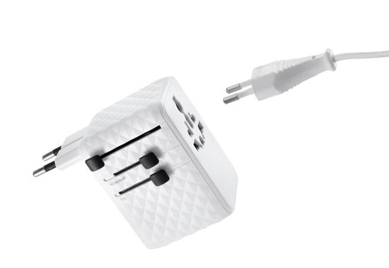 TROIKA Reiseadapter WORLDWIDE PULL 35