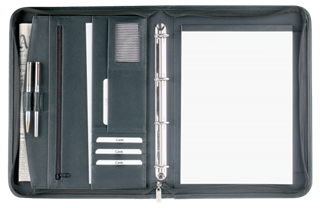 Ringbuchmappe A4 mit Reißverschluss