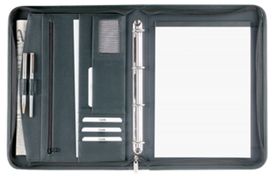 Ringbuchmappe A4 mit Reißverschluss