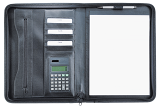 Schreibmappe A4 mit Reißverschluss