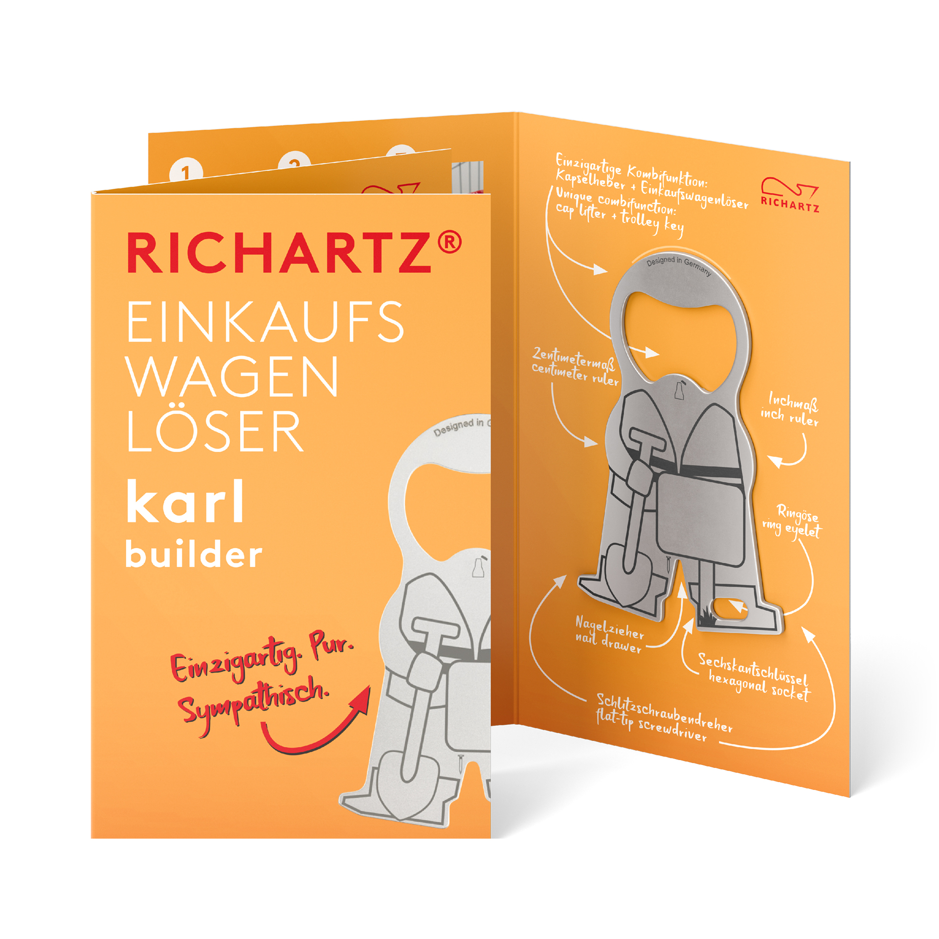 RICHARTZ® EINKAUFSWAGENLÖSER karl builder