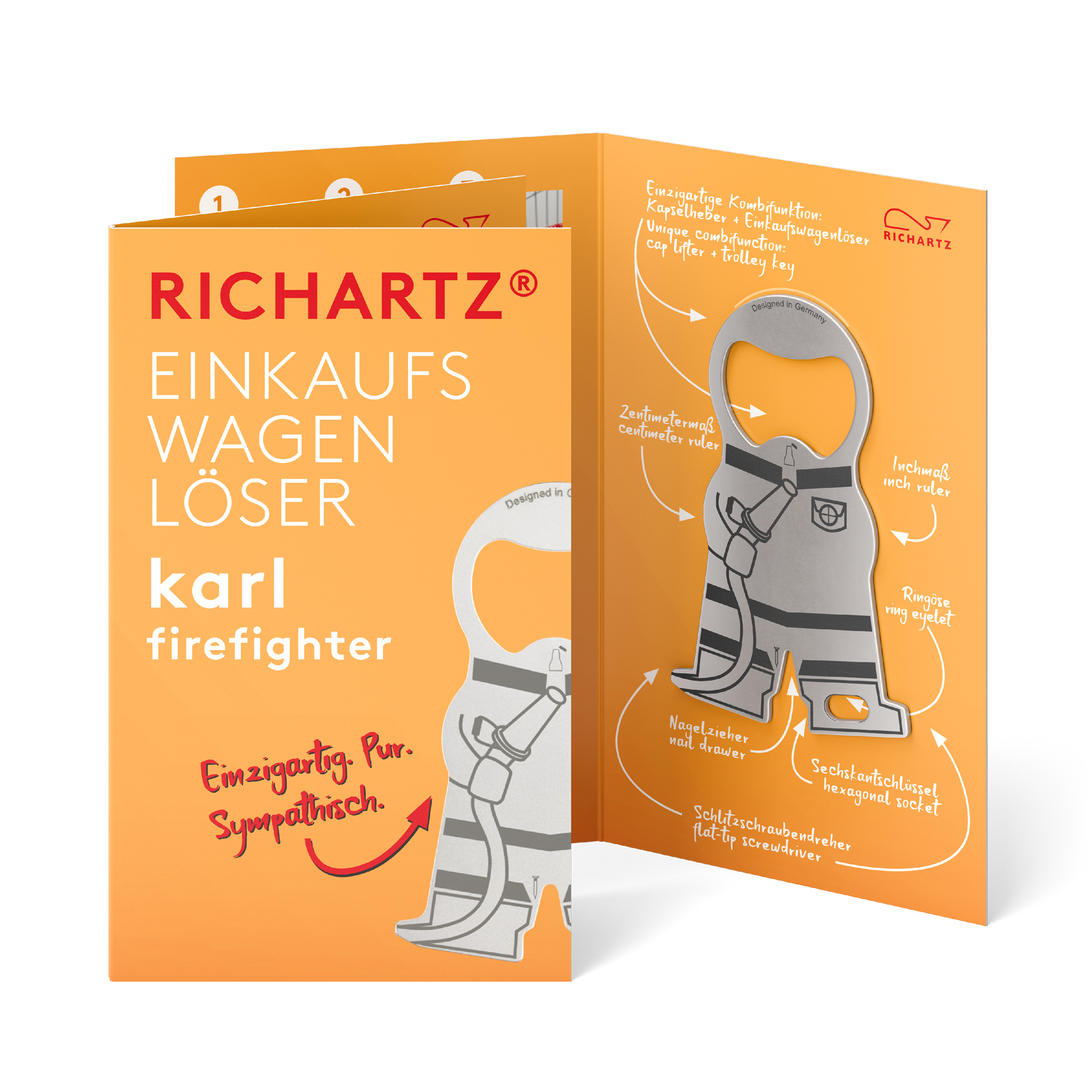RICHARTZ® EINKAUFSWAGENLÖSER karl firefighter