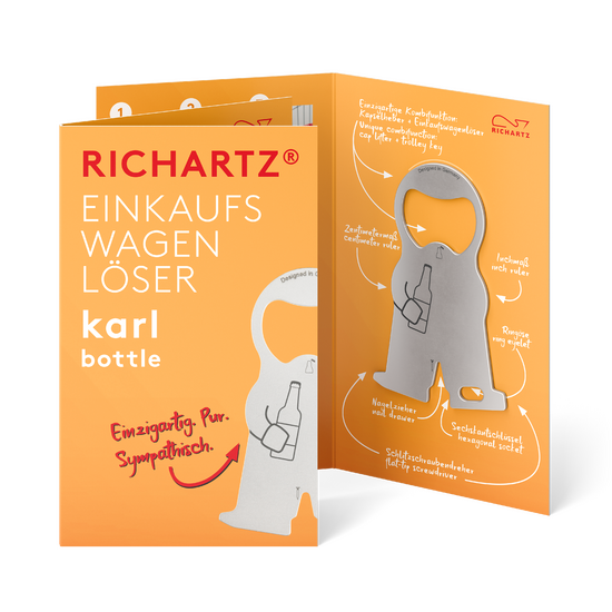 RICHARTZ® EINKAUFSWAGENLÖSER karl bottle