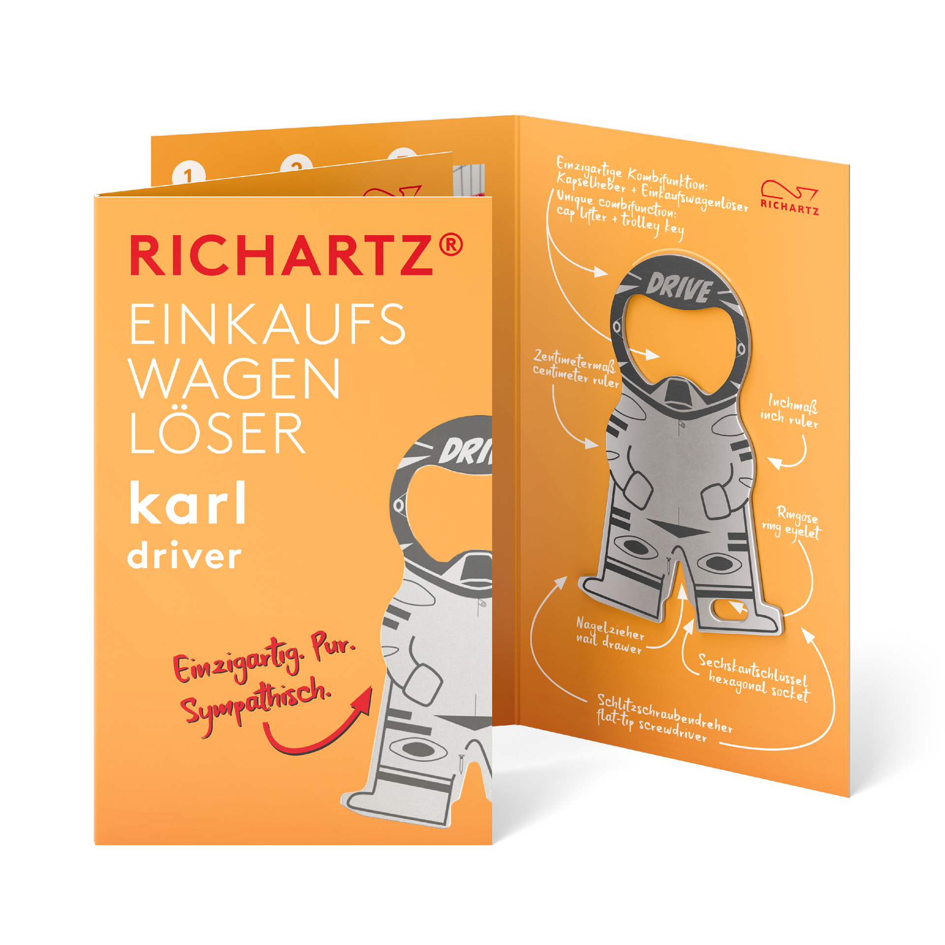 RICHARTZ® EINKAUFSWAGENLÖSER karl driver