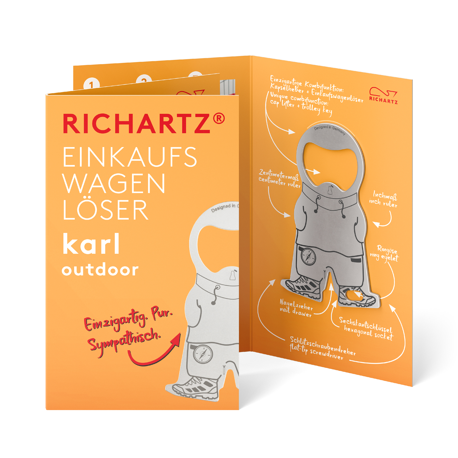 RICHARTZ® EINKAUFSWAGENLÖSER karl outdoor