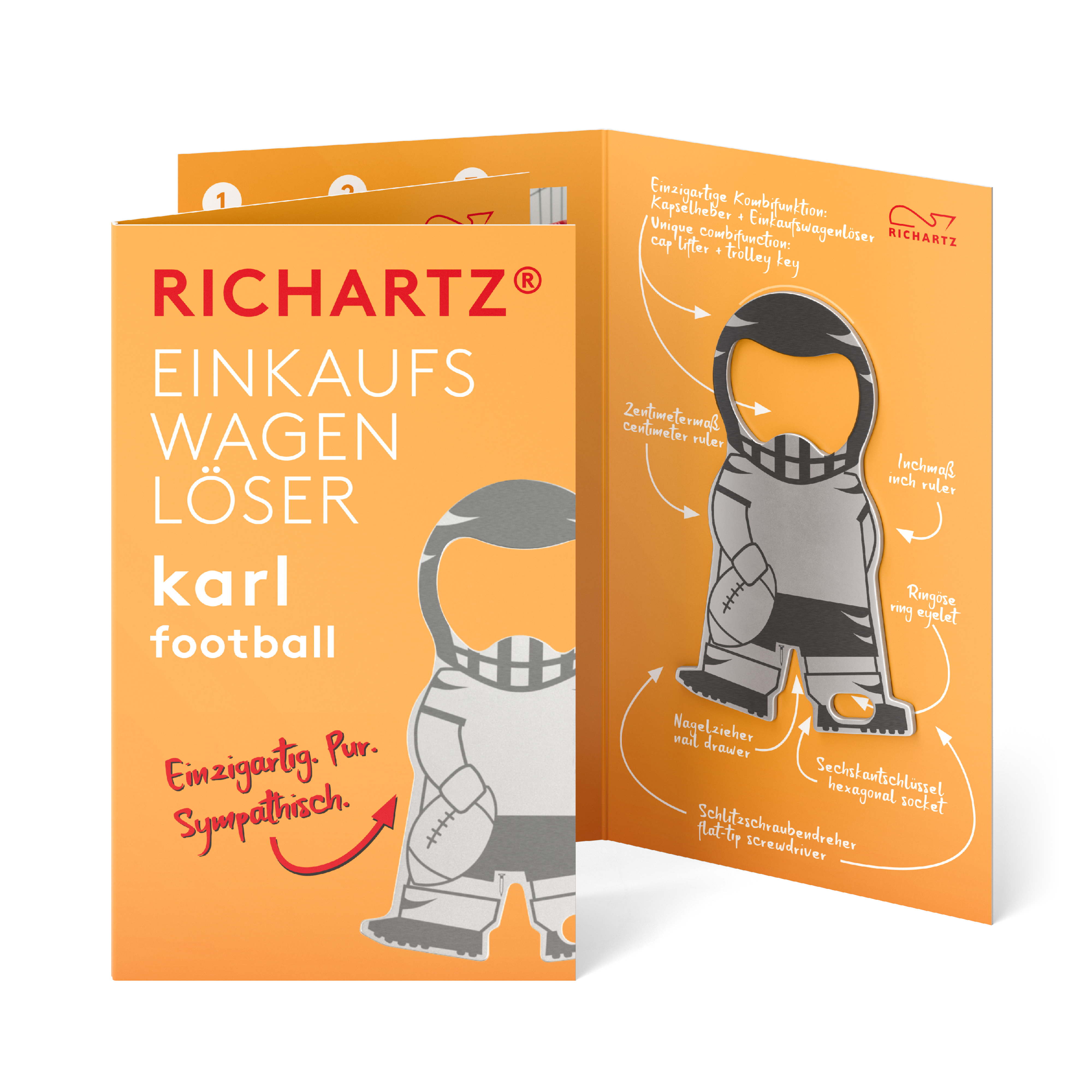 RICHARTZ® EINKAUFSWAGENLÖSER karl football