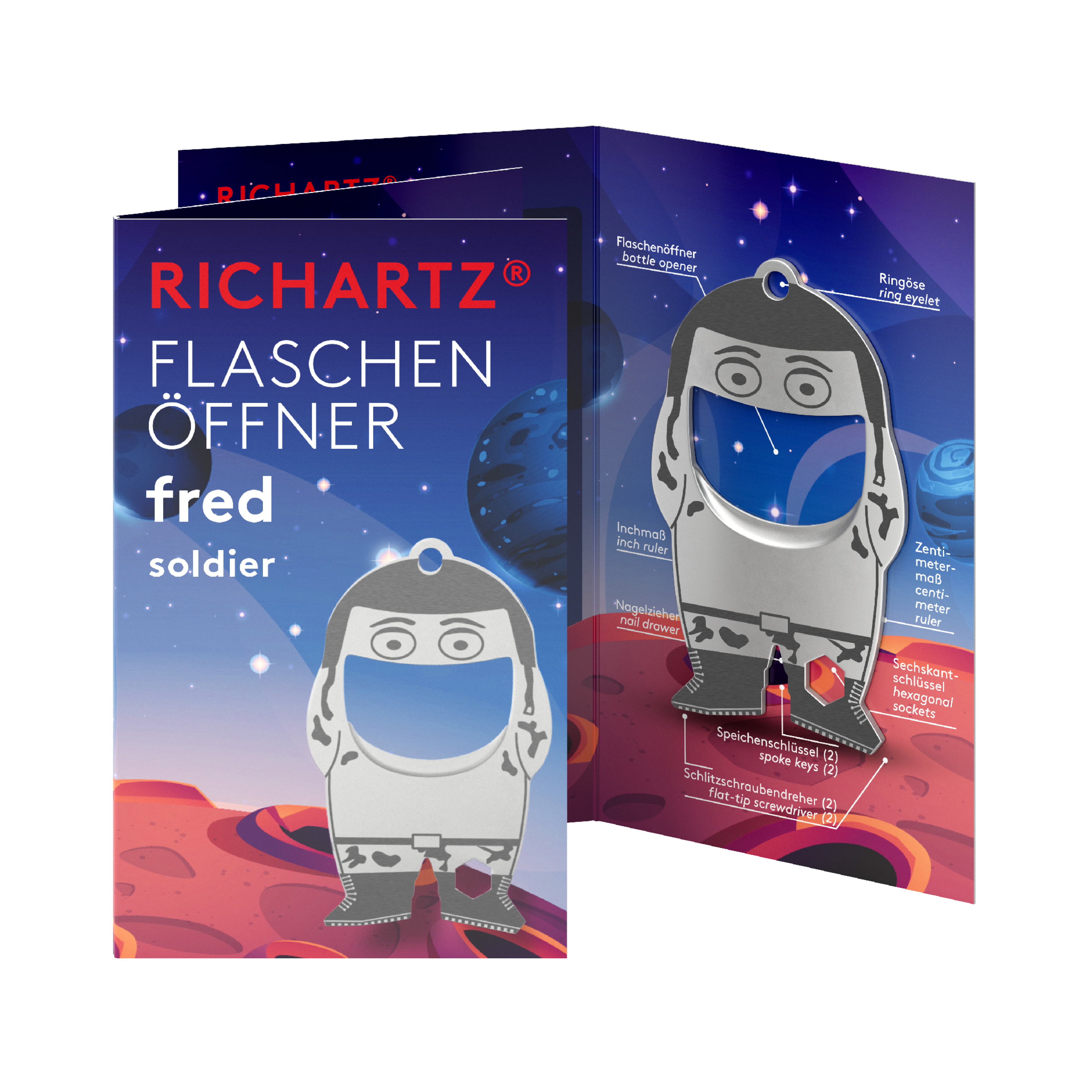 RICHARTZ® FLASCHENÖFFNER fred soldier