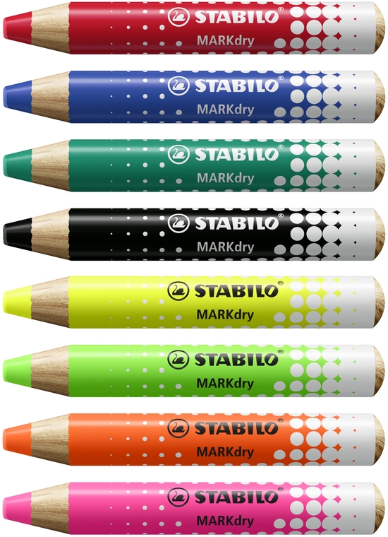 STABILO MARKdry Whiteboard-Marker 4er-Set