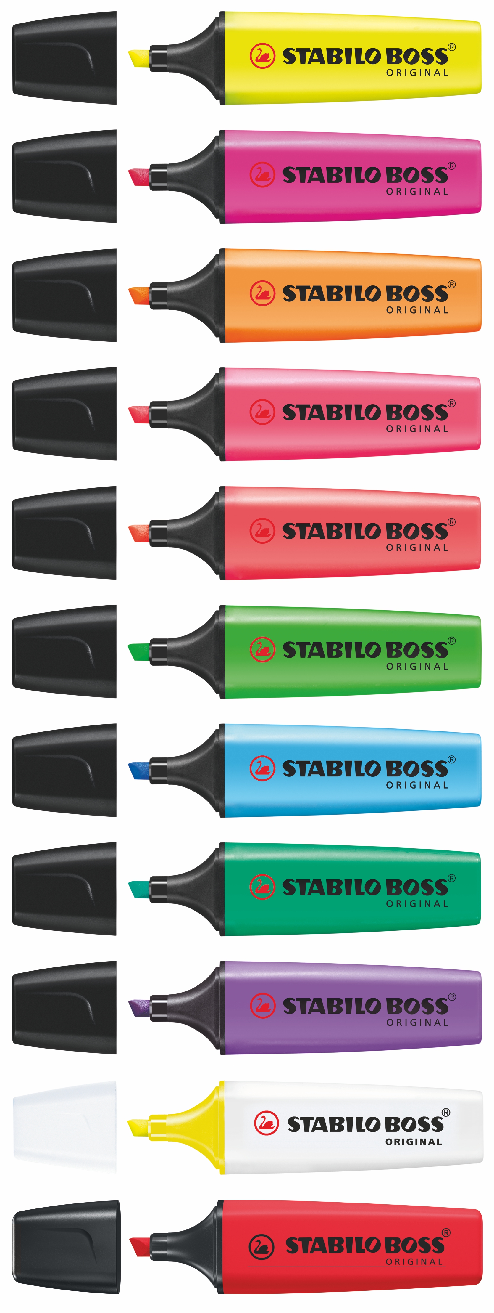 STABILO BOSS ORIGINAL 4er-Set Leuchtmarkierer