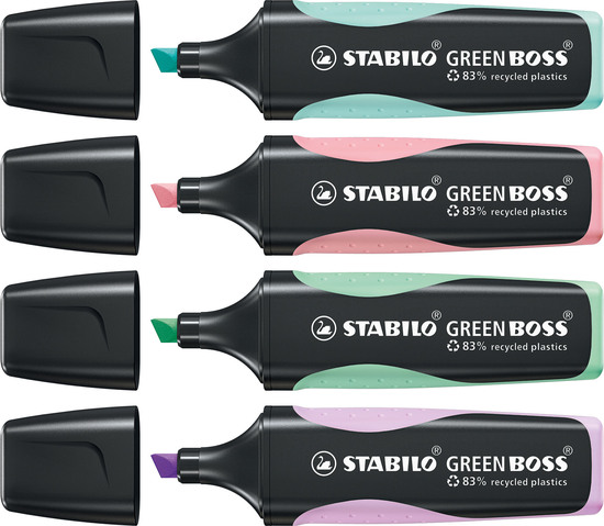 STABILO GREEN BOSS Pastel Leuchtmarkierer