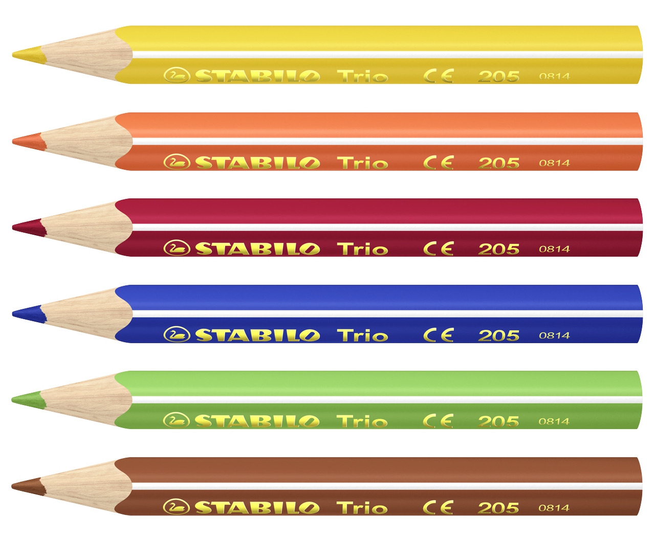STABILO Trio short Farbstift 6er-Set