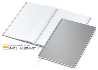 Notizbuch Note-Book Bestseller A4, matt-silber