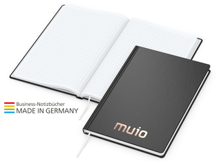 Notizbuch Easy-Book Basic Bestseller A5, schwarz inkl. Kupferprägung