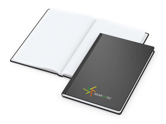Notizbuch Hardcover Easy-Book Vollkaro A5, Siebdruck-Digital inkl.