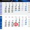 3-Monatskalender Logic 3 Post Bestseller (Einblatt)