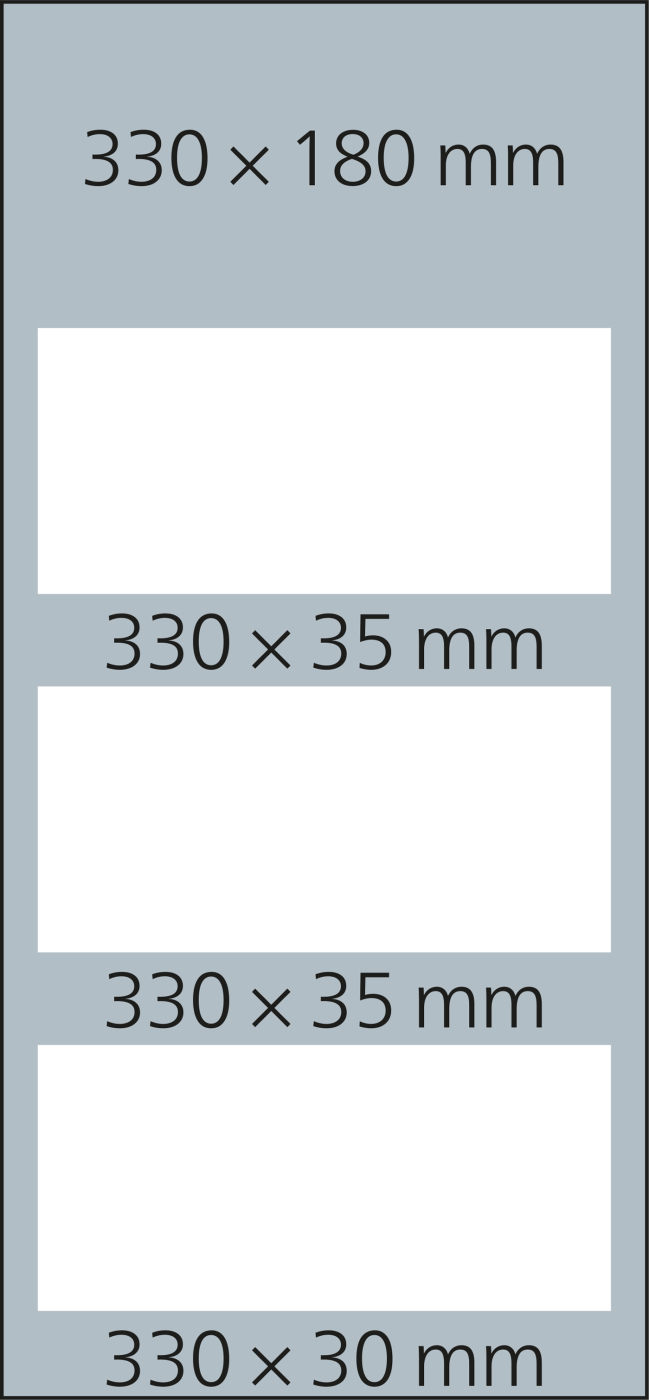 3-Monatskalender Mehrblock Profil 3 RECYCLING Schrift modern