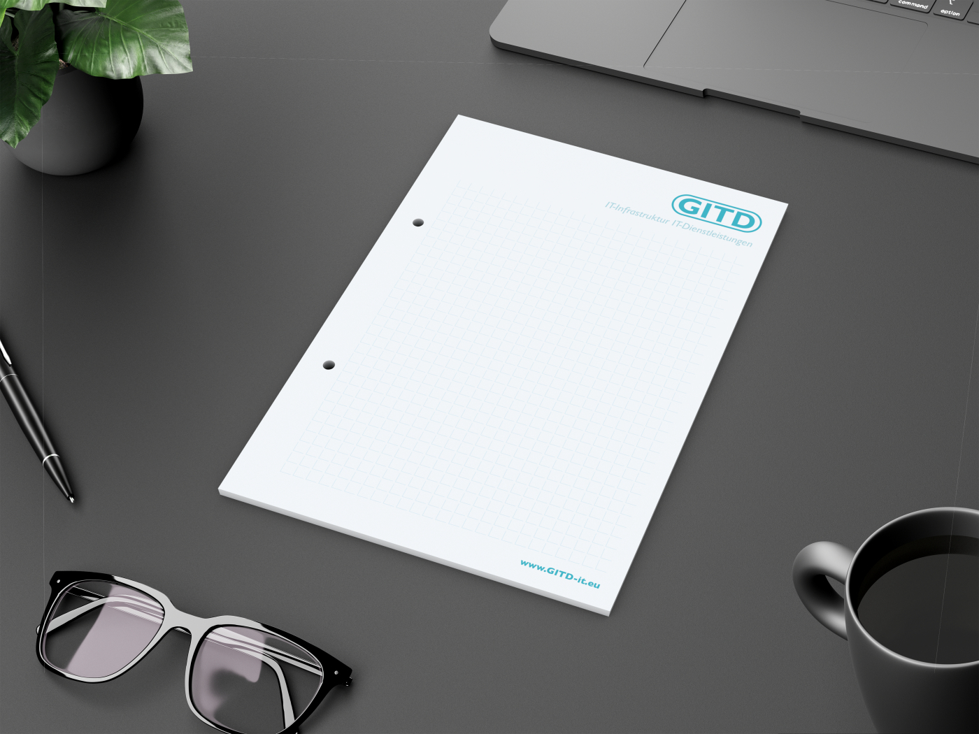 Schreibblock EXPRESS 50 Seiten individuell gestaltbar, Papierformat/Abheftlochung DIN A5 / 2-fach