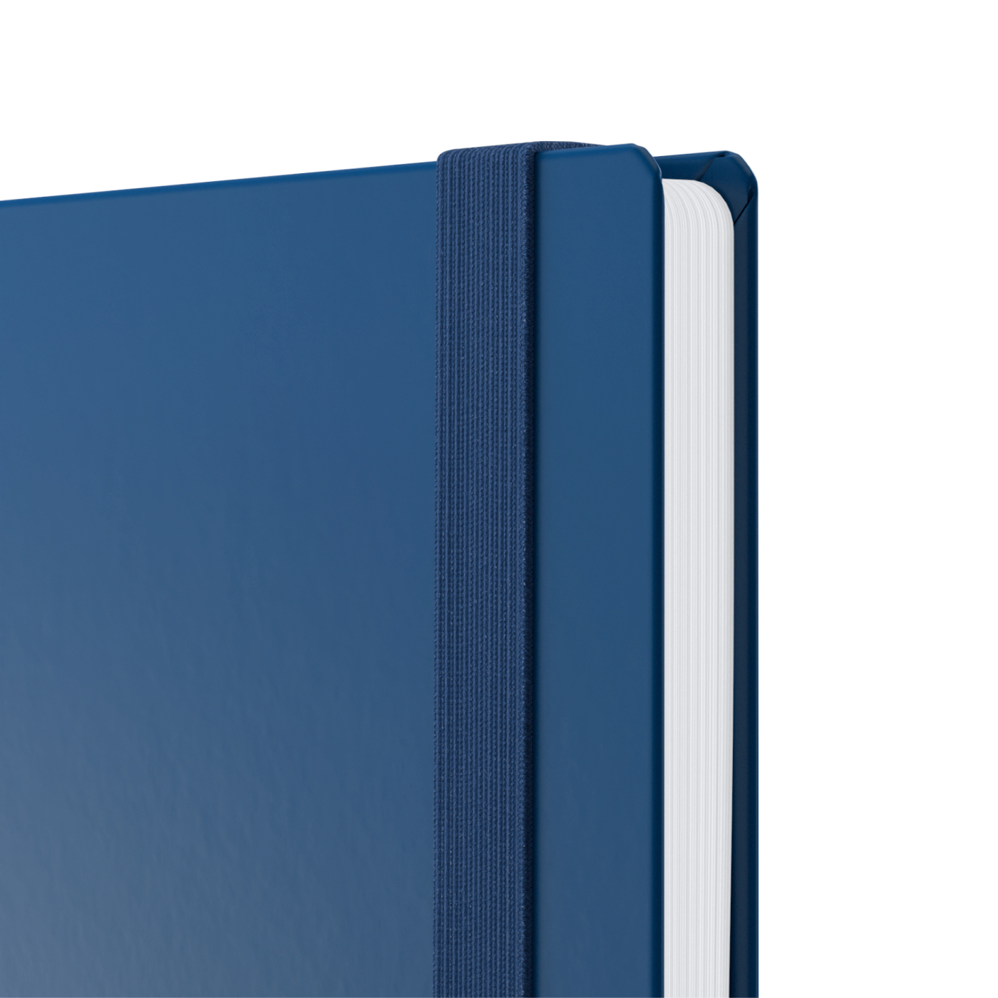 Notizbuch Hardcover Easy-Book Vollkaro Gummiband schmal A5, Siebdruck-Digital inkl.