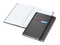 Notizbuch Hardcover Easy-Book Vollkaro Gummiband schmal A5, Siebdruck-Digital inkl.